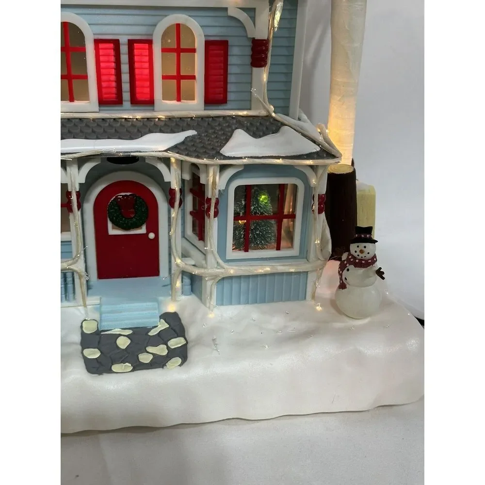 Avon Holiday Splendor‎ Lighted Fiber Optic House Christmas Village 2002